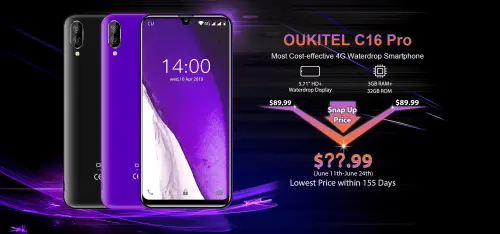 OUKITEL C16 Pro è ufficiale: SPECIFICHE E PREZZI