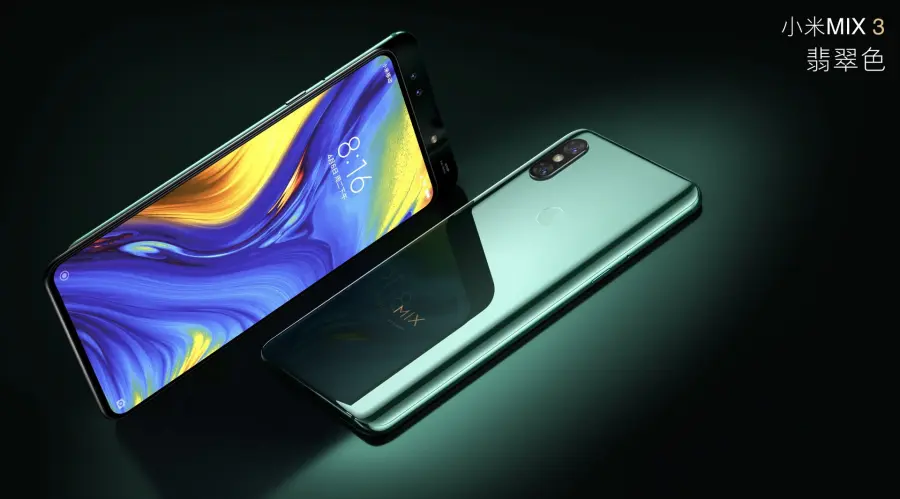 Xiaomi Mi Mix 3 annunciato: RAM da 10 GB e super batteria da 3.850 mAh