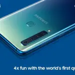 Samsung Galaxy A9 (2018) con quattro fotocamere